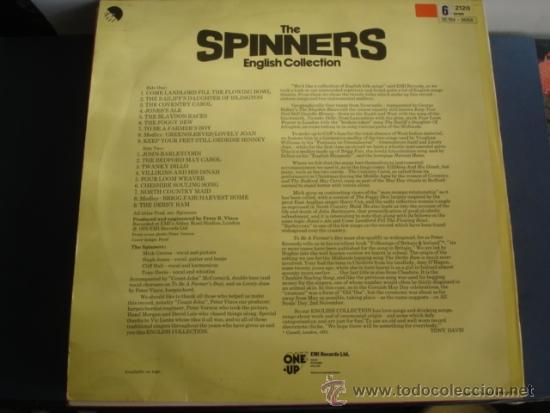 Discos de vinilo: THE SPINNERS  ENGLISH COLLECTION - Foto 2