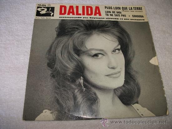 Discos de vinilo: DALIDA / PLUS LOIN QUE LA TERRE / BARCLAY - Foto 1