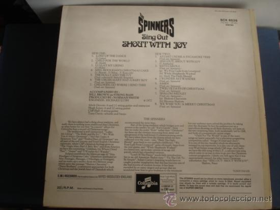 Discos de vinilo: THE SPINNERS  SING OUT  SHOUT WITH JOY - Foto 2