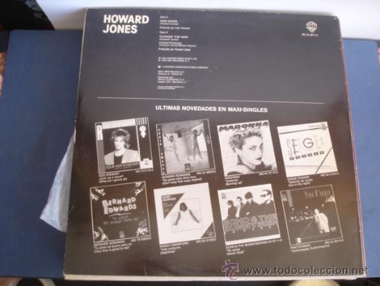 Discos de vinilo: HOWARD JONES  NEW SONG - Foto 2