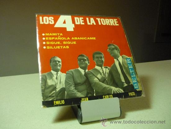 Discos de vinilo: LOS 4 DE LA TORRE MAMITA +3 EP - Foto 1
