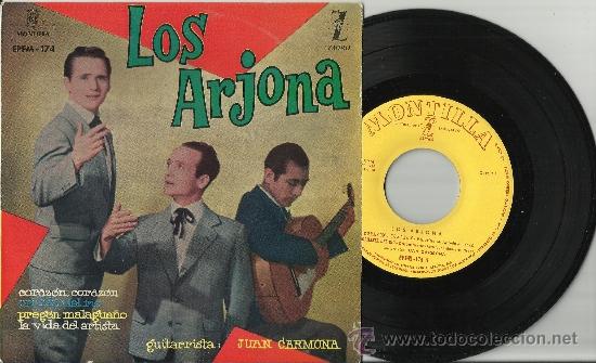 Vinyl records: los arjona ep corazon,corazon espa&ntilde;a 1960