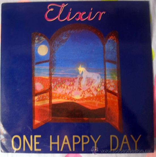Discos de vinilo: ELIXIR - ONE HAPPY DAY (LP) LABEL MAGIC SOUND 1986 - RARO - Foto 1