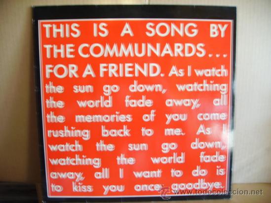 Discos de vinilo: THE COMMUNARDS ---- FOR A FRIEND - Foto 1