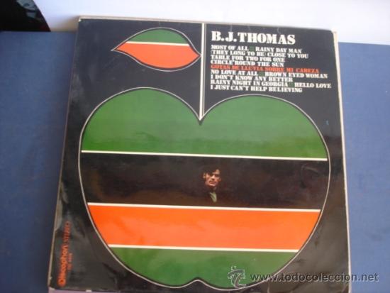 Discos de vinilo: B.J. THOMAS GOTAS DE LLUVIA SOBRE MI CABEZA - Foto 1