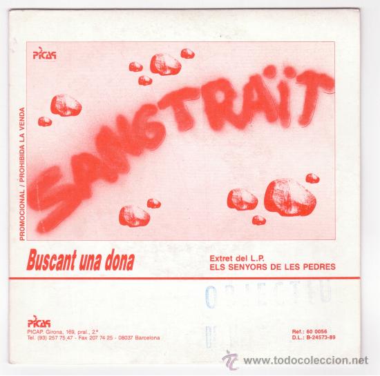 Discos de vinilo: Sangtra&iuml;t - Buscant una dona - Foto 1