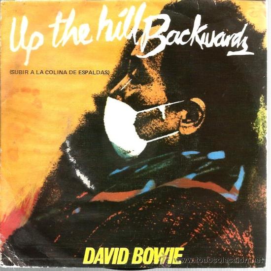 Discos de vinilo: SINGLE DAVID BOWIE : UP THE HILL  BACKSARS - Foto 1
