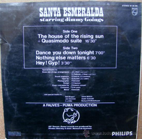 Discos de vinilo: SANTA ESMERALDA - LP - Foto 2