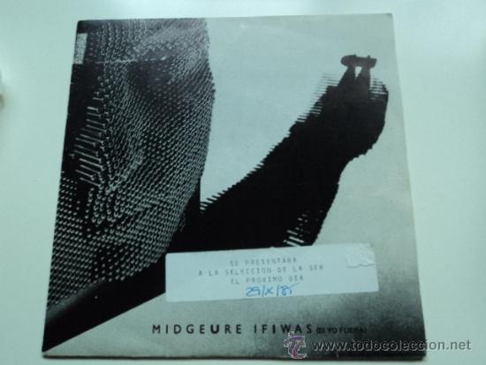 Discos de vinilo: RARO DISCO ORIGINAL SINGLE PROMOCIONAL RADIO LA SER MIDGEURE