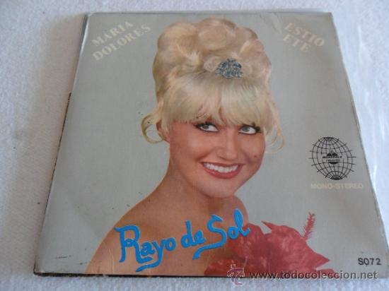 Discos de vinilo: RAYO DE SOL - MARIA DOLORES/ESTIO ETE - Foto 1