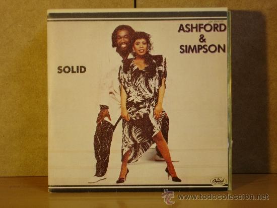Discos de vinilo: Ashford and Simpson - Solid / Solid Dub Version - EMI-Capitol 006 2004247 - 1984 - Promocional - Foto 1
