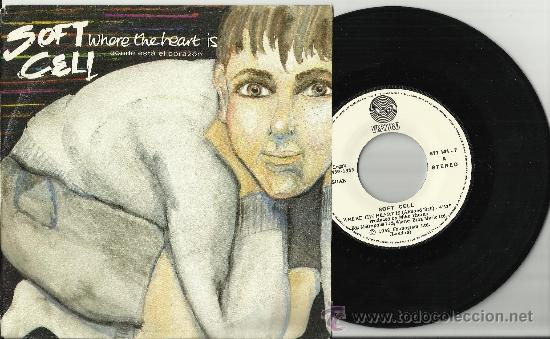 Discos de vinilo: soft cell single where the heart is espa&ntilde;a 1982 - Foto 1