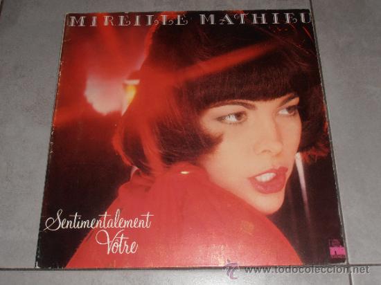 Discos de vinilo: MIREILLE MATHIEU - SENTIMENTALEMENT VOTRE - T - - Foto 1