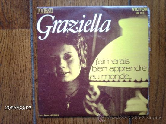 Discos de vinilo: graziella   -  j&acute; aimerais bien apprendre au monde ...  +  version orquestal