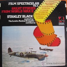 Discos de vinilo: LP - STANLEY BLACK, ORQUESTA DEL FESTIVAL DE LONDRES Y CORO - GREAT STORIES FROM WORLD WAR II. Lote 403315954