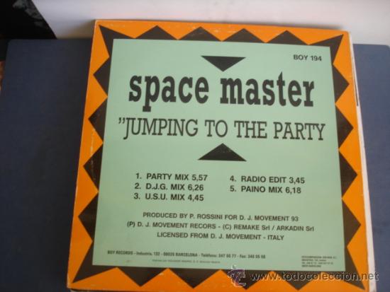 Discos de vinilo: SPACE MASTER   JUMPING TO THE PARTY - Foto 2