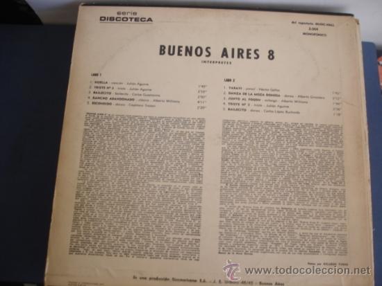 Discos de vinilo: BUENOS AIRES 8   BUENOS AIRES 8 - Foto 2
