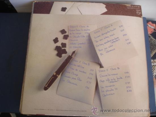 Discos de vinilo: VICTOR MANUEL A&Ntilde;O TRAS A&Ntilde;O  2 x Lp  1982 - Foto 2