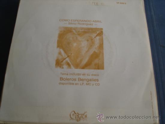 Discos de vinilo: BOLEROS BENGALIES  COMO ESPERANDO ABRIL - Foto 2