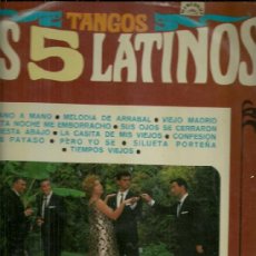 Discos de vinilo: LOS CINCO LATINOS CANTAN TANGOS LP SELLO BELTER AÑO 1967 EDITADO EN ESPAÑA