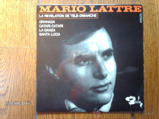 Discos de vinilo: Mario Lattre  -  granada  +  3 - Foto 1