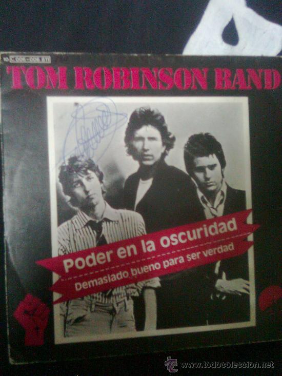 Discos de vinilo: Tom Robinson - Poder en la oscuridad + 1 (Emi, 1978) - Foto 1