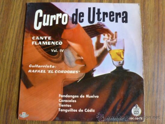 Discos de vinilo: Single vinilo Curro de Utrera .Hispavox - Foto 1