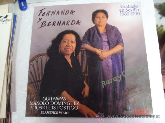 Discos de vinilo: FERNANDA Y BERNARDA RAZA Y COMPAS - Foto 1