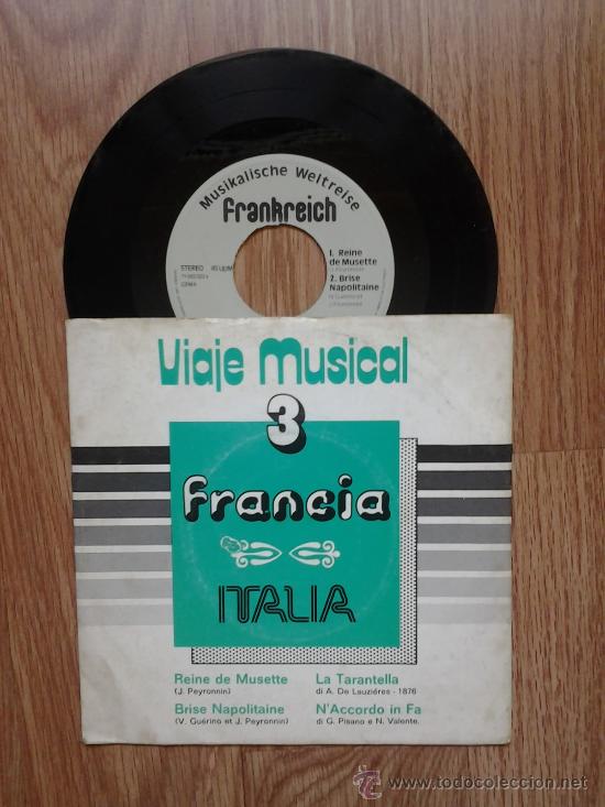 Discos de vinilo: VIAJE MUSICAL - FRANCIA + ITALIA
