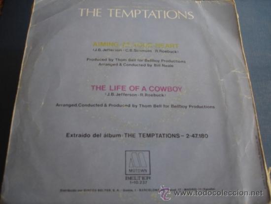 Discos de vinilo: THE TEMPTATIONS  AIMING AT YOUR HEART - Foto 2