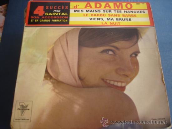 Discos de vinilo: ADAMO MES MAINS SUR TES HANCHES  MUY RARO&iexcl;&iexcl;&iexcl; - Foto 1