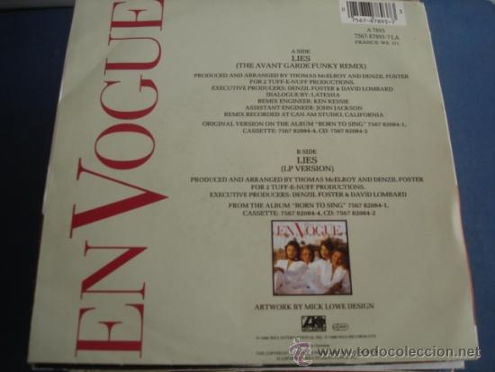 Discos de vinilo: EN VOGUE LIES - Foto 2