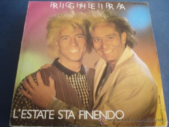 Discos de vinilo: RIGHEIRA  L&Eacute;STATE STA FINENDO - Foto 1