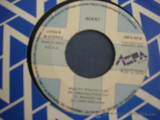 Discos de vinilo: NIKKI  MUCHO MACHO  PROMO SINGLE - Foto 2