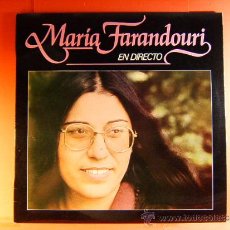 Discos de vinilo: EN DIRECTO - MARIA FARANDOURI FARANTOURI -MOVIEPLAY GONG SOLAR-PRODUCCION VERLAG PLANE-1979 - LP .... Lote 38851838