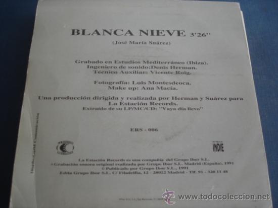 Discos de vinilo: SUAREZ  BLANCA NIEVE  PROMO SINGLE - Foto 2