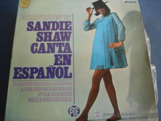Discos de vinilo: SANDIE SHAW CANTA EN ESPA&Ntilde;OL   Ep 4 TEMAS - Foto 1