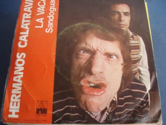 Discos de vinilo: HERMANOS CALATRAVA  LA VACA / SANDOGUAU - Foto 2