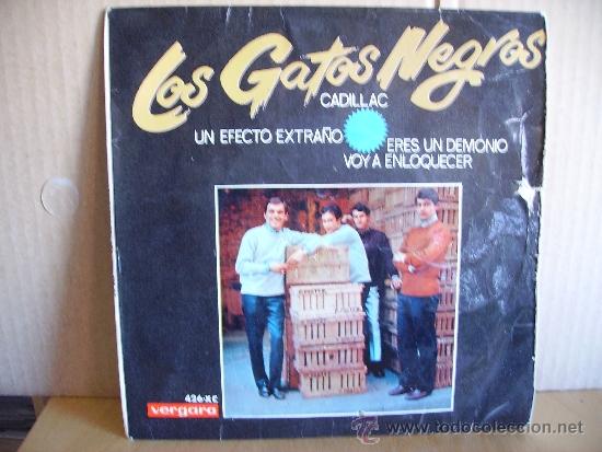 Discos de vinilo: LOS GATOS NEGROS --- CADILLAC + 3 - Foto 1