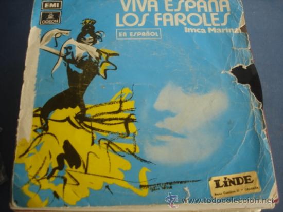 Discos de vinilo: IMCA MARINA VIVA ESPA&Ntilde;A / LOS FAROLES - Foto 1