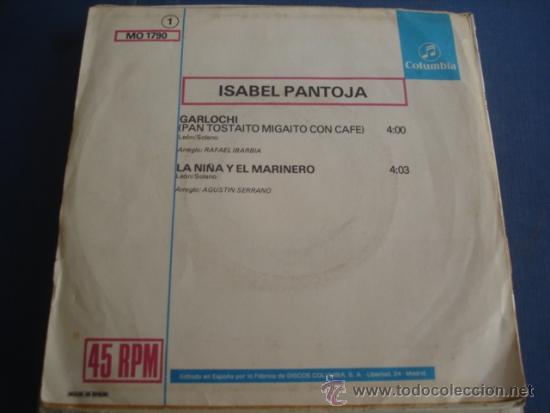 Discos de vinilo: ISABEL PANTOJA  GARLOCHI - Foto 2