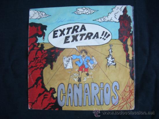Discos de vinilo: LOS CANARIOS // EXTRA EXTRA !! // REACHIN OUT - Foto 1