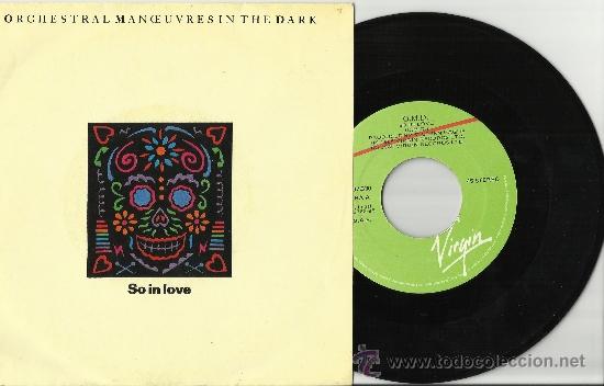 Discos de vinilo: omd single so in love espa&ntilde;a 1985 - Foto 1