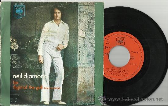 Discos de vinilo: neil diamond single be portugal 1973 - Foto 1