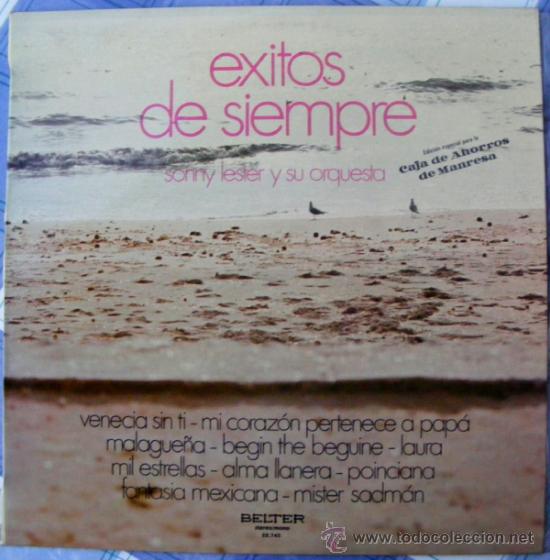 Discos de vinilo: LP - EXITOS DE SIEMPRE - SONNY LESTER Y SU ORQUESTA - Foto 1