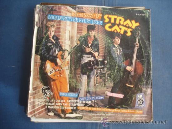 Discos de vinilo: STRAY CATS  (SHE&acute;S) SEXY 17 - Foto 2