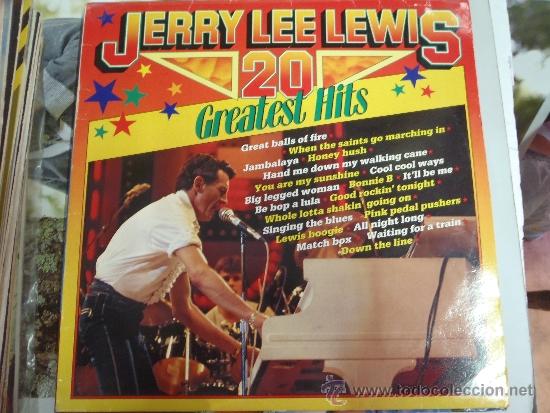 Discos de vinilo: JERRY LEE LEWIS 20 GREATEST HITS - Foto 1