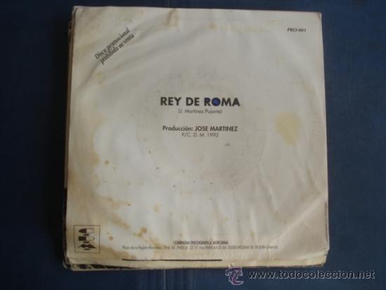 Discos de vinilo: CRISTOBAL REY DE ROMA  PROMO SINGLE - Foto 2
