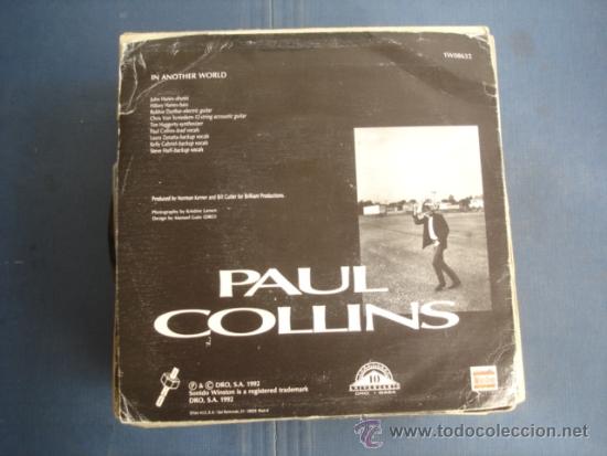 Discos de vinilo: PAUL COLLINS  IN ANOTHER WORLD - Foto 2