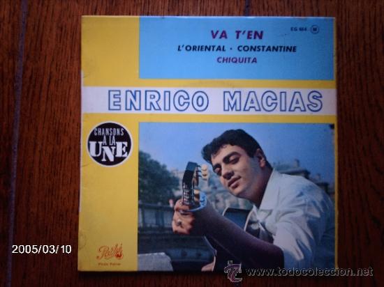 Discos de vinilo: enrico macias  -  l&acute;oriental  +  3 - Foto 1